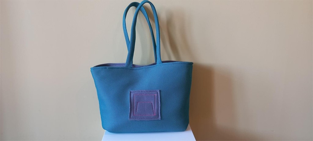 Foto 1 Bolso 3D color azul