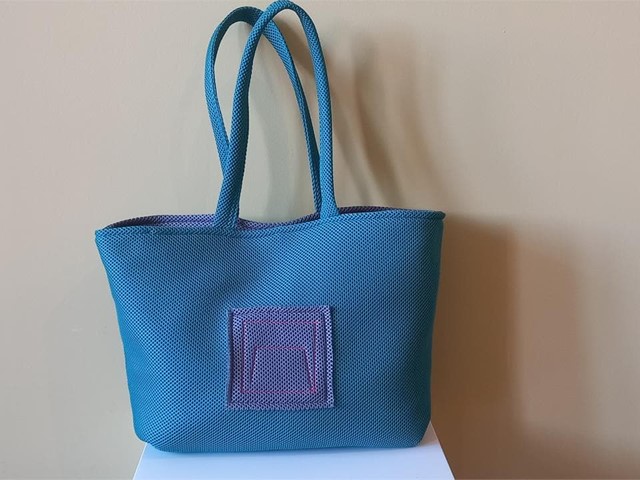 Bolso 3D color azul