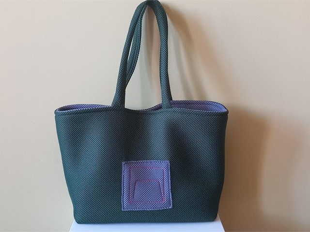 Bolso 3D color verde musgo